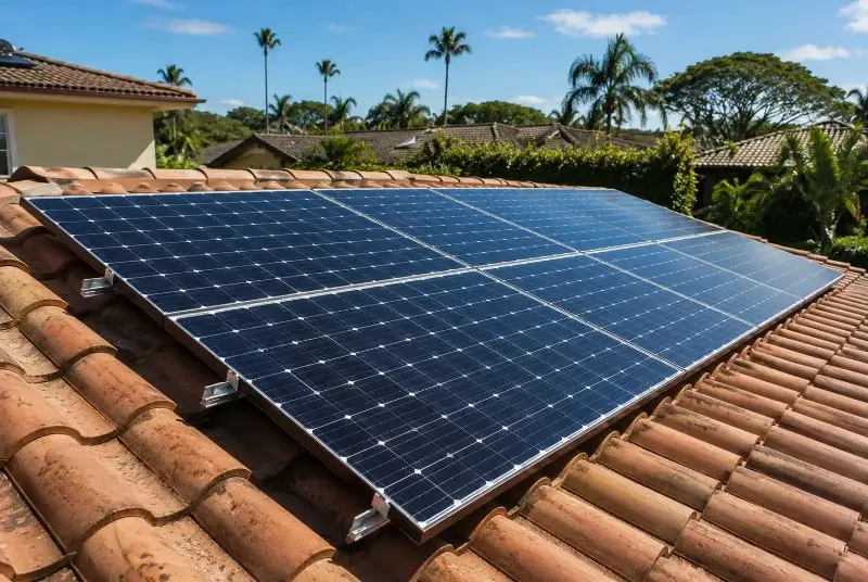 Installation de panneaux solaires à Saint-Coulomb